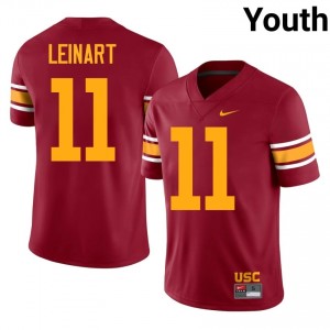#11 Matt Leinart Trojans Cardinal Alternate Jersey | Elite Swen Youth Player Football Gear 34975325