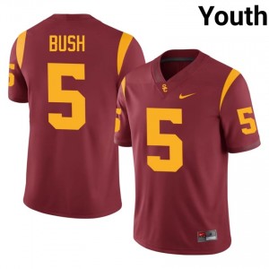 Cardinal Reggie Bush #5 USC Trojans Jersey | Youth High School Football Fresh Embroidery 54386293