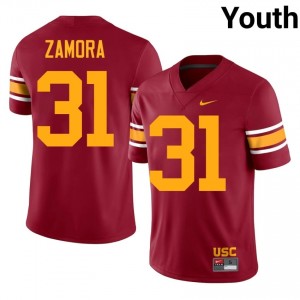 USC Seth Zamora #31 Cardinal Alternate Jersey | Premium Swen NCAA Football Youth Apparel 82318513