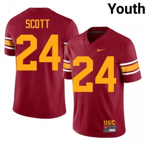 Shaun Scott #24 USC Trojans Alternate Jersey | Exclusive Cardinal College Football Youth Swen 95913841